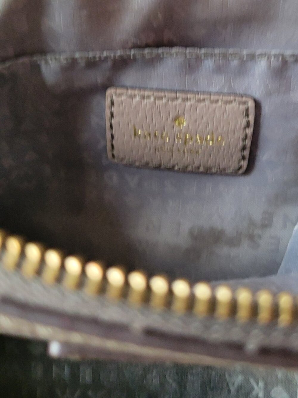 Kate Spade Grove Street Millie Pebbled Leather Crossbody Bag Taupe Greige - Picture 7 of 11